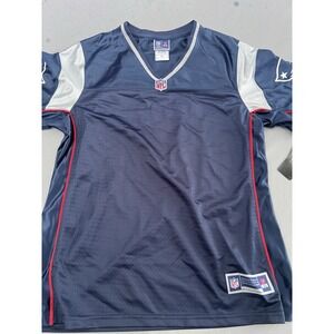 New NFL Pro Line Women's New England Patriots Jersey Medium Blue Blank Back